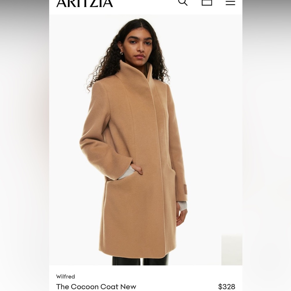 Aritzia Wilfred Cocoon Coat